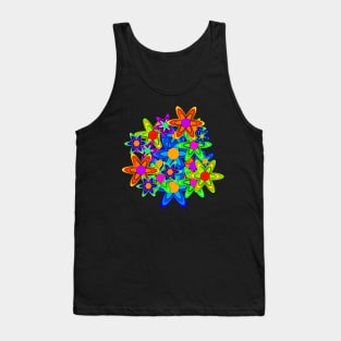 pop art flower design Tank Top